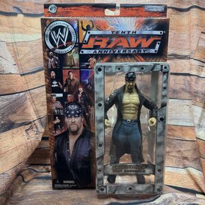 WWE Undertaker Wrestling Action Figure Raw Tenth Anniversary 10th Jakks Pacific